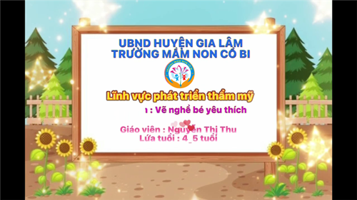 vẽ nghề bé thích